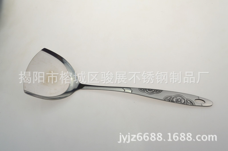 揭陽駿展直銷不銹鋼炒鏟 廚房炒菜用具 廚房用品 平鏟 傢庭使用工廠,批發,進口,代購