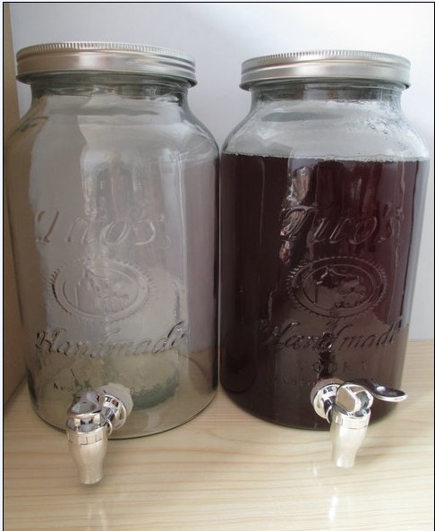 廣州玻璃罐 玻璃果汁罐 玻璃密封罐 玻璃儲物罐 釀酒罐juice jars工廠,批發,進口,代購