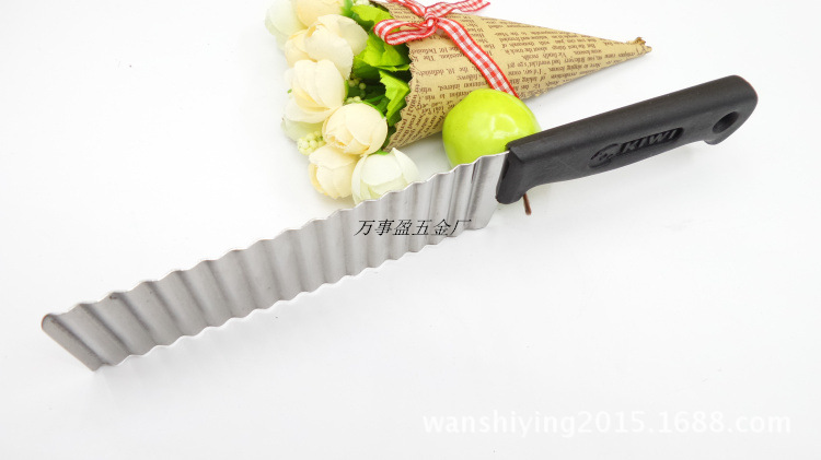 現貨不銹鋼狼牙土豆刀切條器切菜器多功能切薯條波紋刀切花薯條刀批發・進口・工廠・代買・代購