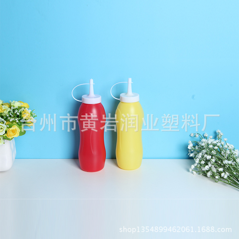 廠傢直銷8810奶瓶狀調味壺塑料油壺廚房調料醬汁擠壓瓶工廠,批發,進口,代購