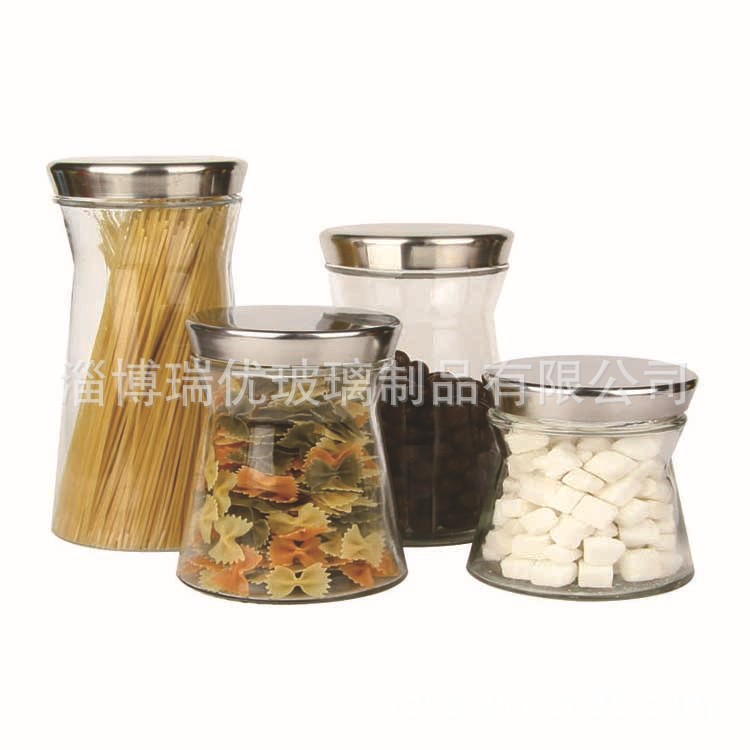 廚房玻璃調味瓶套裝 透明美觀diy玻璃調味調料罐套裝密封調料罐工廠,批發,進口,代購