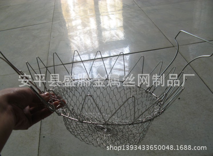 【廠傢直銷】不銹鋼油炸籃 廚師籃 Chef Basket TV熱銷產品批發・進口・工廠・代買・代購