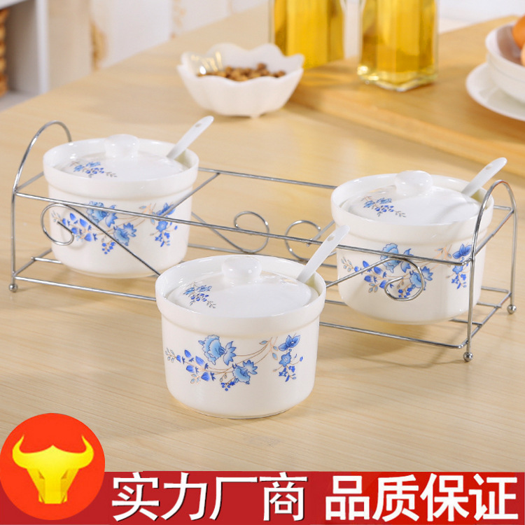 中達 婚慶創意禮品調味罐陶瓷禮盒套裝 廚房用品 辣椒辣醬油瓶罐工廠,批發,進口,代購