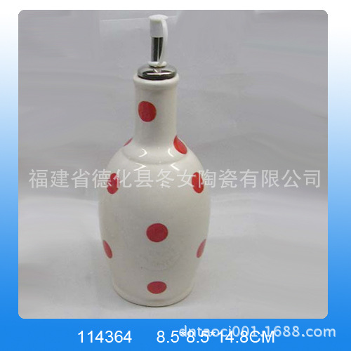 供應定製陶瓷油瓶 熱銷簡約油醋瓶 醬油瓶 調味瓶 可加工定製logo工廠,批發,進口,代購