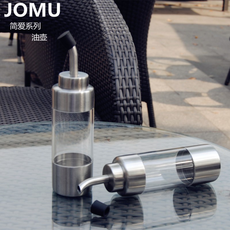 JOMU 酒店餐廳 高檔不銹鋼有機玻璃 油醋瓶油壺醬調味瓶廚房用品工廠,批發,進口,代購