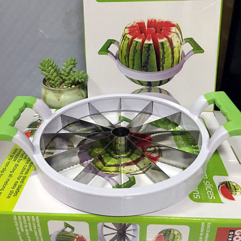 微信爆款 多功能切水果神器 現貨不銹鋼大號切西瓜神器切片器批發・進口・工廠・代買・代購