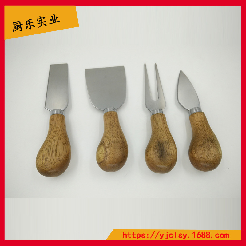 廚樂 C02 芝士刀四件套 相思木手柄工廠,批發,進口,代購