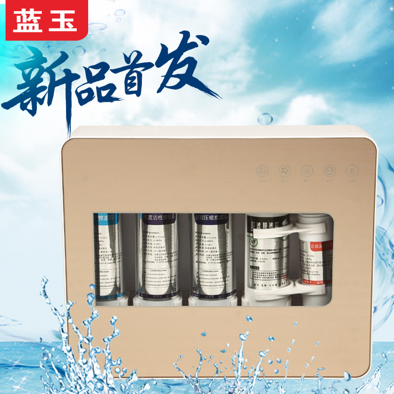 【廠傢直銷】壁掛式傢庭5級箱式商務過濾器 藍玉一體超濾凈水機批發・進口・工廠・代買・代購