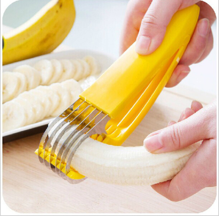 最新TV產品香蕉切片器 優質不銹鋼 香蕉切割器 水果切片器 修改批發・進口・工廠・代買・代購