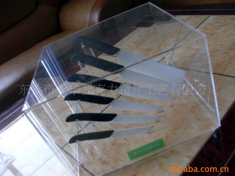 廠傢定製亞克力刀架 壓克力刀套  刀具展架工藝品 廚房用品批發批發・進口・工廠・代買・代購