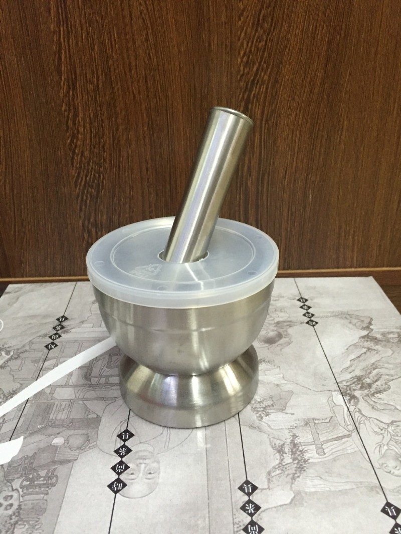 廠傢直銷新款不銹鋼帶蓋壓蒜器。搗藥盅。小號批發・進口・工廠・代買・代購