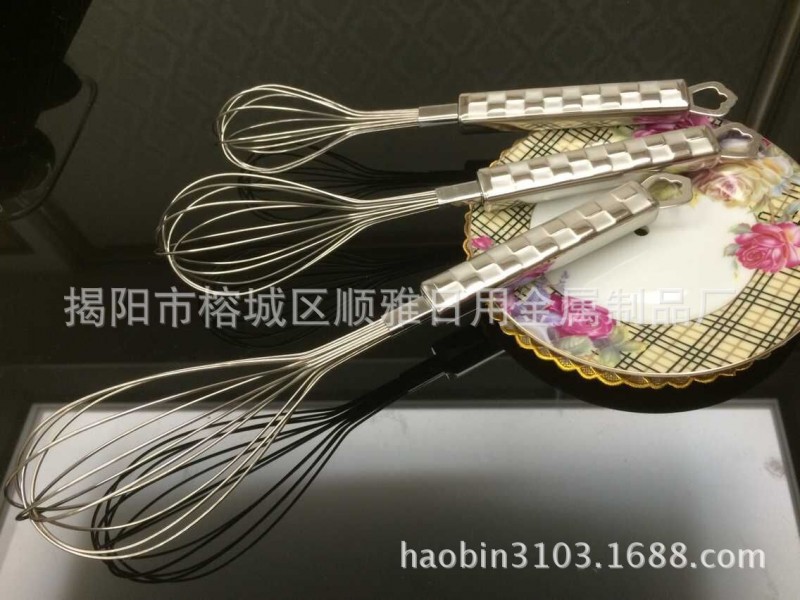 不銹鋼打蛋器 雞蛋攪拌器  手動打蛋器  長方形寶石花打蛋器工廠,批發,進口,代購