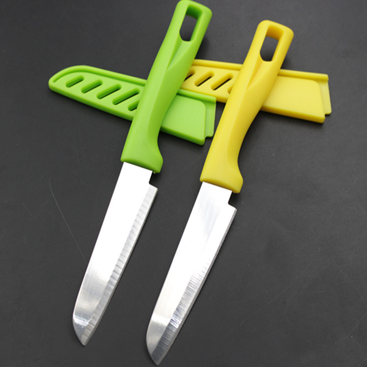 批發廚用刀水果刀 蔬果刀 便攜刀子 帶蓋傢用刀 廚房小工具D-03工廠,批發,進口,代購