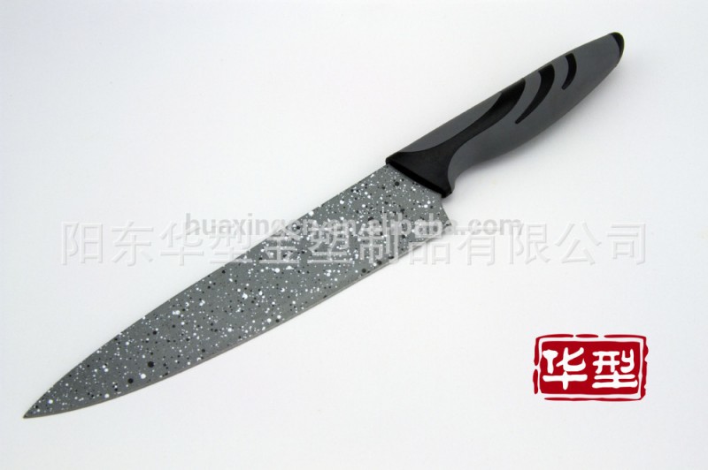 專業生產 不銹鋼西式8寸廚師刀 壽司刀 噴閃粉刀 黑色工廠,批發,進口,代購