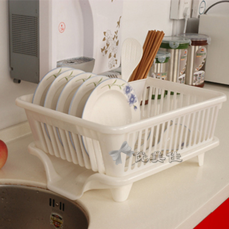 塑料濾水架 廚房置物架瀝水碗架 碗碟收納滴水大號一件代發批發・進口・工廠・代買・代購