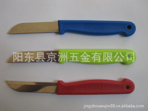 供應不銹鋼塑料柄水果刀、PP柄、不銹鋼件頭工廠,批發,進口,代購