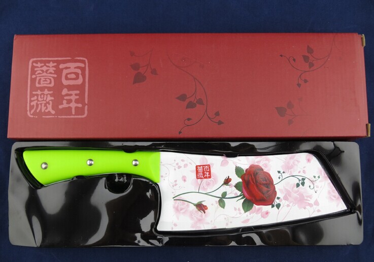百年薔薇單刀 雙麵印花 展會江湖熱銷砍鋼管玫瑰單刀 廠傢批發批發・進口・工廠・代買・代購