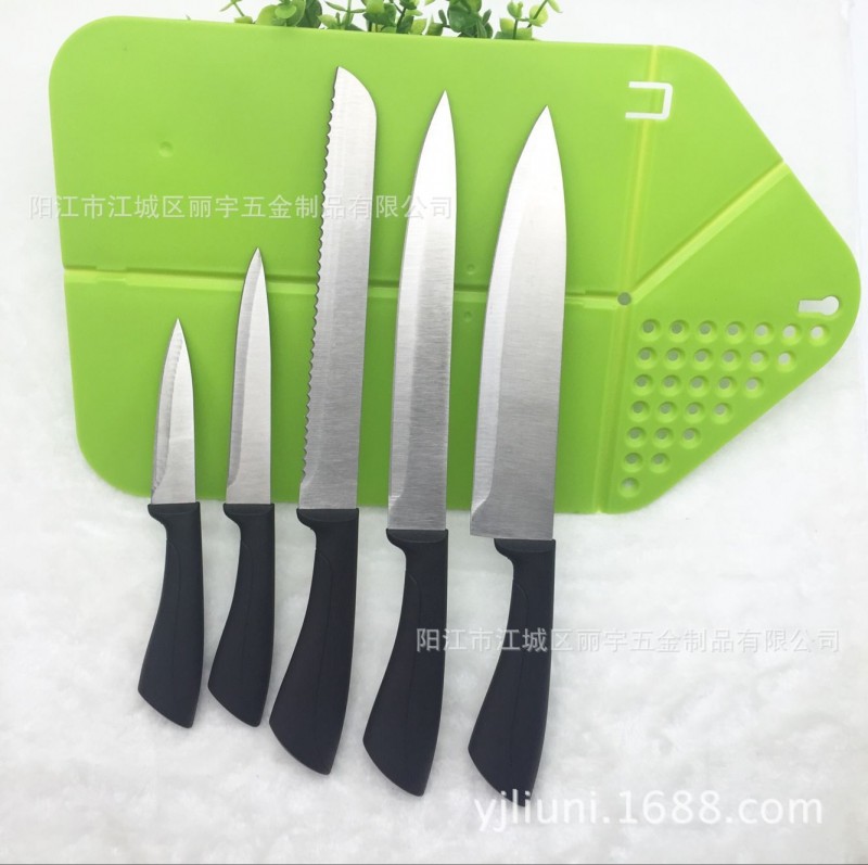 禮盒精美水果刀套裝，5件套傢居廚房用品，廚用刀生活用品多功能工廠,批發,進口,代購