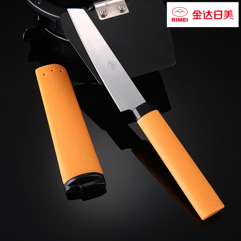 日美RM5109 優質 不銹鋼水果刀 瓜果刀疏菜削皮器小刀帶刀套 批發工廠,批發,進口,代購