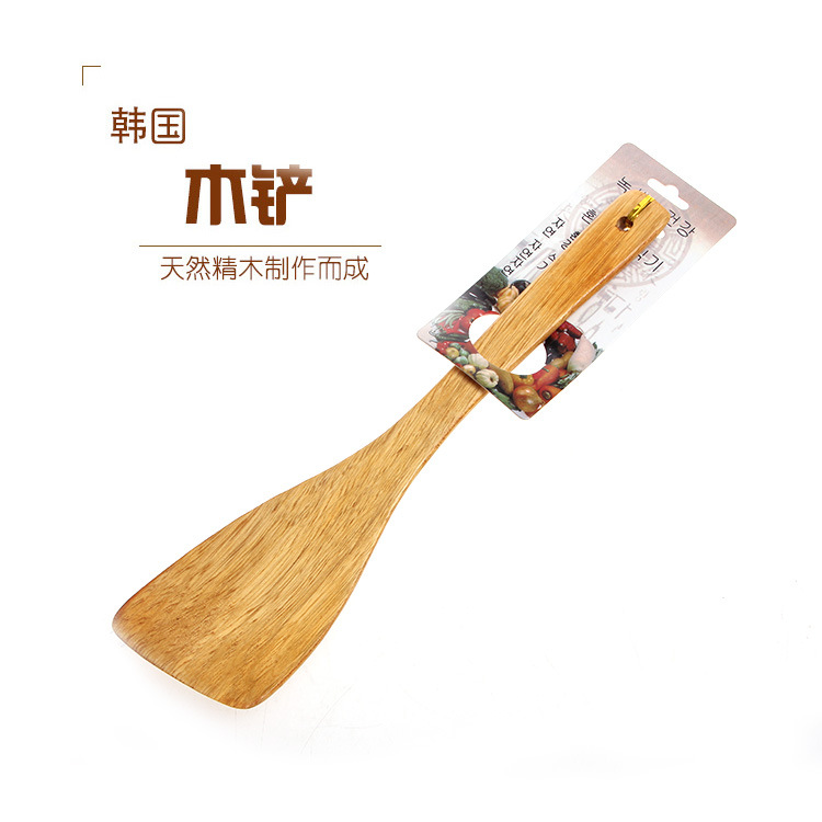 韓國進口無毒環保天然木製鍋鏟 韓國不沾鍋專用木鏟 炒菜鏟批發・進口・工廠・代買・代購