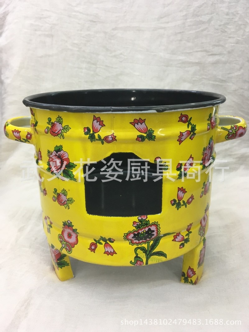 搪瓷民族花火鍋 炭鍋 燒火爐 搪瓷火爐 沙特鍋 廠傢直銷工廠,批發,進口,代購