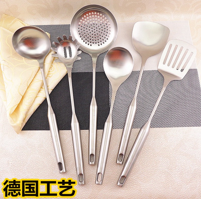8厘高檔德藝/不銹鋼廚具 廚房用品 鍋鏟 湯勺 LOGO定製 烹飪鏟勺批發・進口・工廠・代買・代購