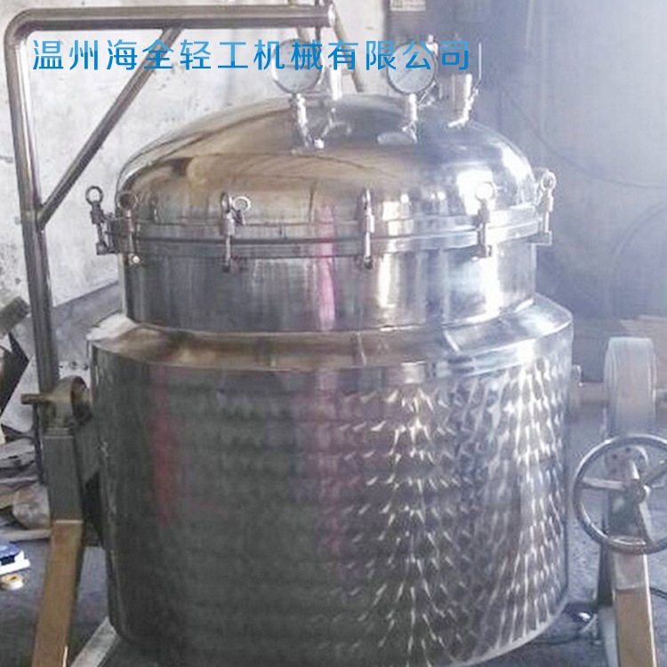 廠傢專業生產 蒸煮鍋 一噸可傾式蒸鍋 加熱溫度可調控 可加工定製批發・進口・工廠・代買・代購