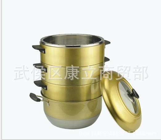會銷蒸鍋至尊養生蒸鍋三層黃金蒸鍋水機會銷評點利器黃金鍋批發・進口・工廠・代買・代購