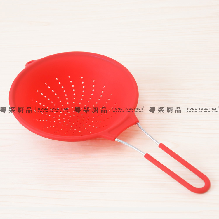 瀝水矽膠撈籬 矽膠廚具 矽膠廚房用品 廚房小工具工廠,批發,進口,代購