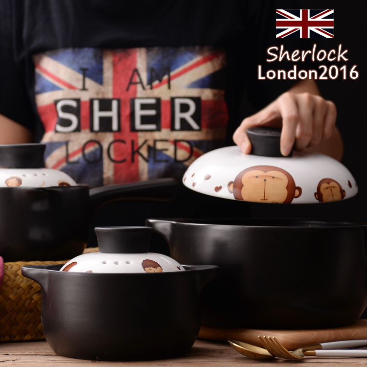Sherlock London2016 湯鍋陶瓷燉鍋米飯鍋煲仔菜煲仔飯鍋奶鍋砂鍋批發・進口・工廠・代買・代購