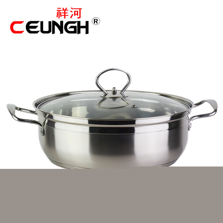 不銹鋼火鍋防黏無磁復底火鍋 防黏鍋底活動贈品火鍋 26~32cm批發・進口・工廠・代買・代購