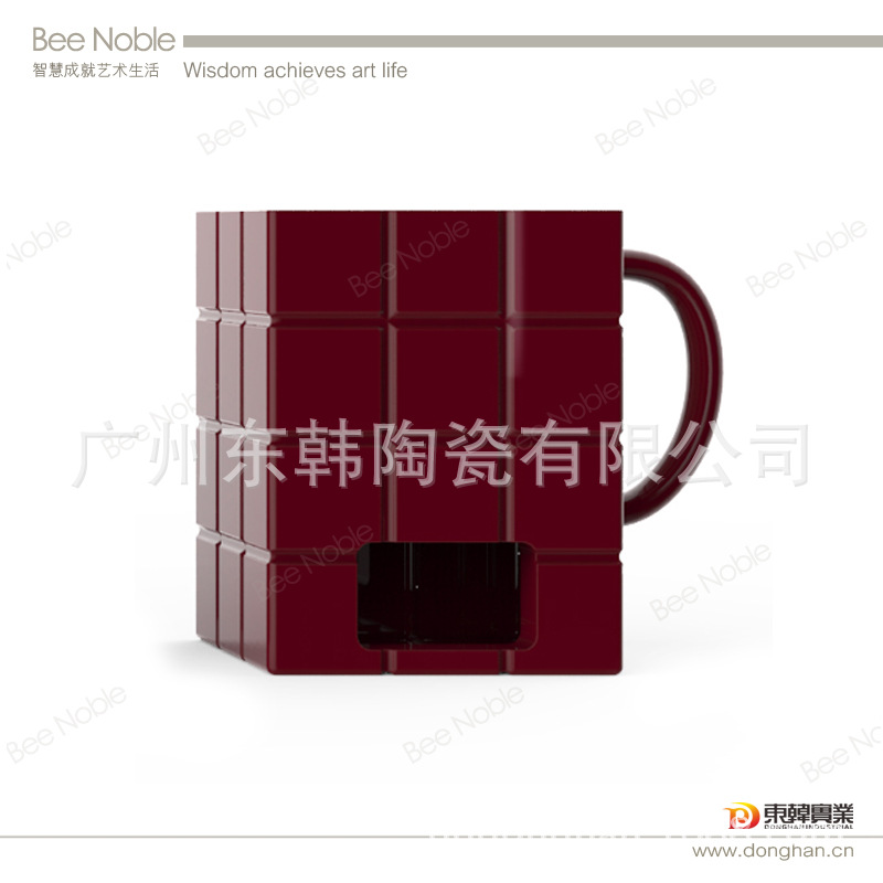 東韓陶瓷廠傢直銷新款陶瓷巧克力火鍋 魔方巧克力陶瓷鍋 可配叉工廠,批發,進口,代購