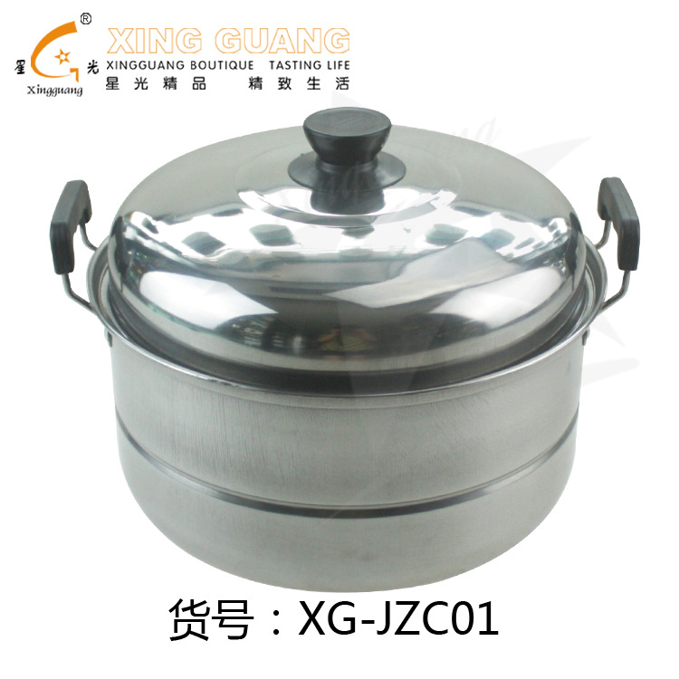 贈品禮品低價促銷不銹鋼多用蒸鍋單蓖蒸鍋鋼蓋帶磁蒸鍋高耳蒸鍋工廠,批發,進口,代購