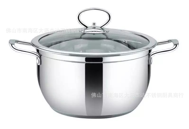 批發韓式無磁不銹鋼奶鍋/復底雙耳湯鍋禮品鍋/贈品鍋/煮麵鍋鋼耳批發・進口・工廠・代買・代購