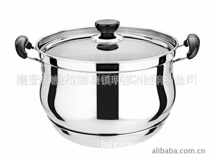 不銹鋼節能翅片湯鍋 高檔禮品湯鍋工廠,批發,進口,代購
