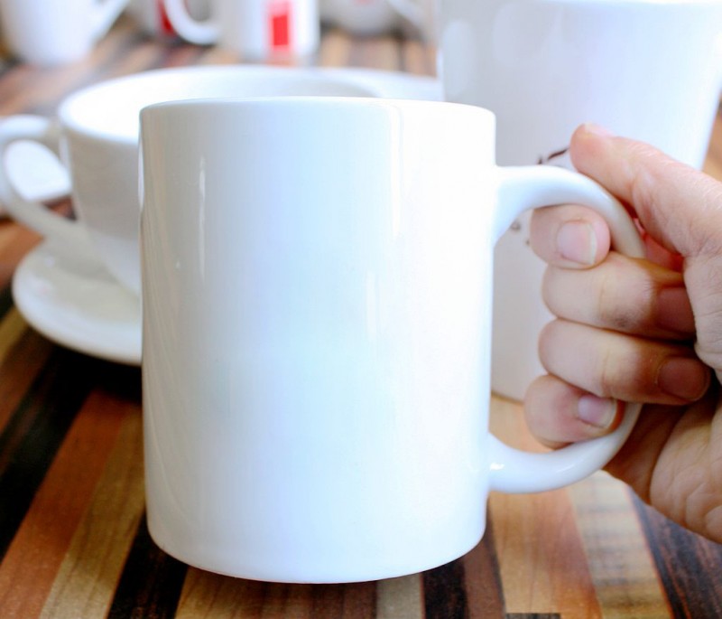 一件代發鎂質強化陶瓷馬克杯子定製logo咖啡杯批發純白廣告杯工廠,批發,進口,代購