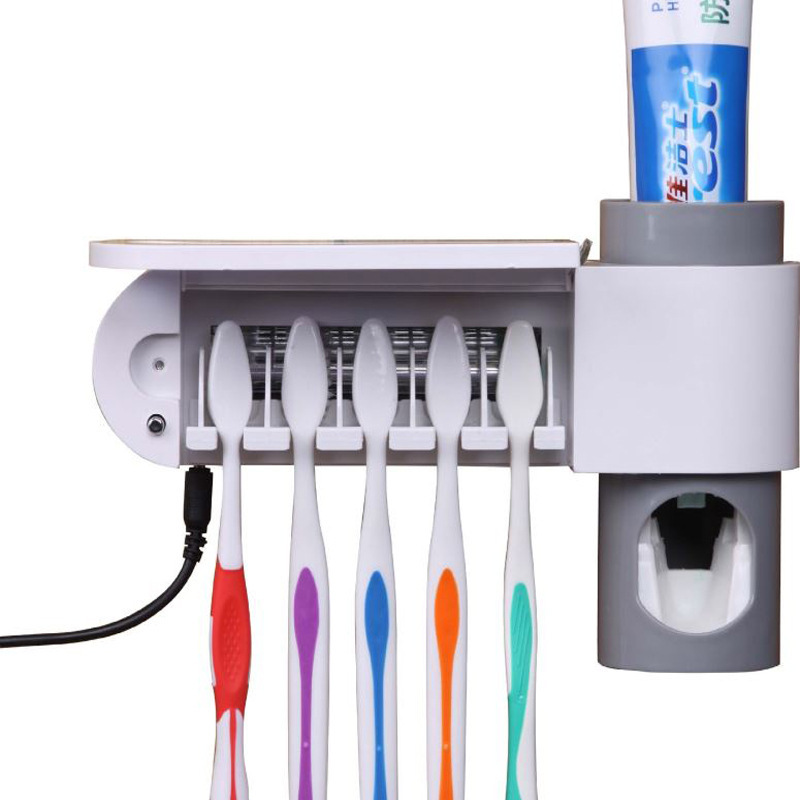 衛舒潔全自動擠牙膏器帶牙刷架套裝紫外線牙刷消毒器 衛浴套裝批發・進口・工廠・代買・代購