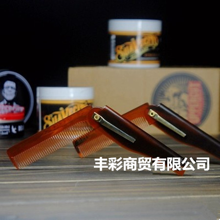 美發折疊梳子 口袋梳 復古油頭專用梳Suavecito復古發油手工梳子工廠,批發,進口,代購