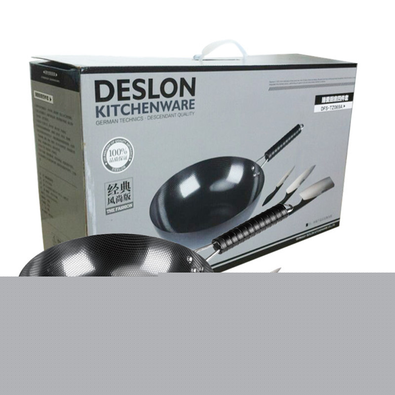 批發DESLON/德世朗 DFS-TZ069A臻愛廚房四件套 水果菜刀炒鍋32cm工廠,批發,進口,代購