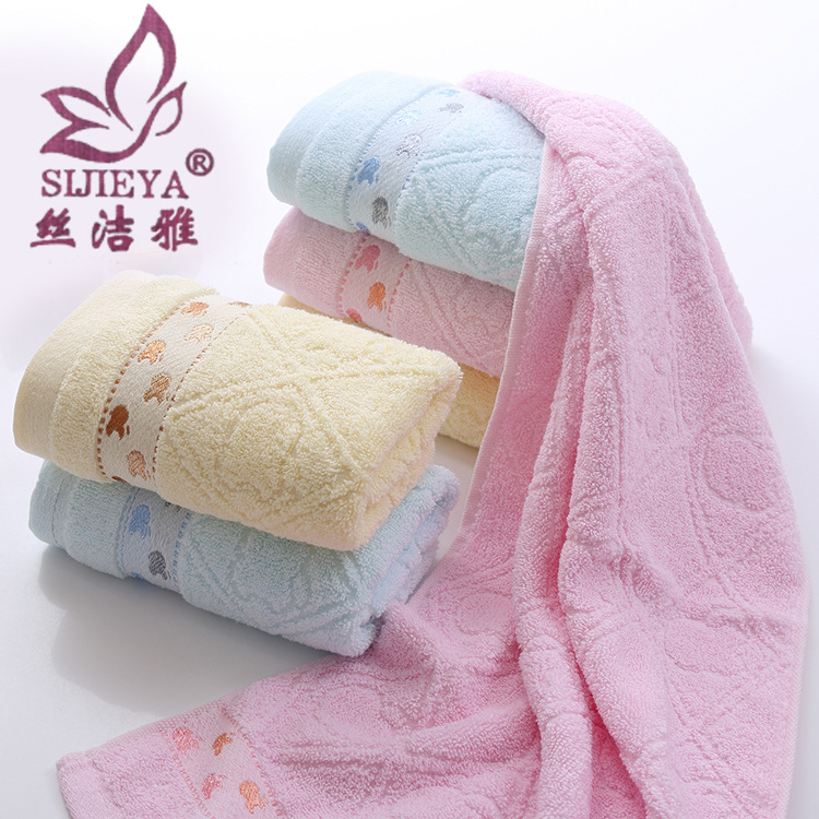 高陽廠傢直供純棉毛巾 提花蘋果純棉禮品毛巾33*74cm 可定製logo批發・進口・工廠・代買・代購