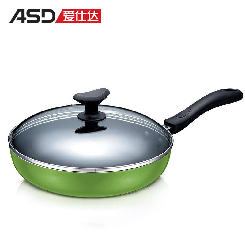 正品ASD/愛仕達 電磁爐通用 易潔新不黏煎鍋 V8126E 無油煙 26cm工廠,批發,進口,代購