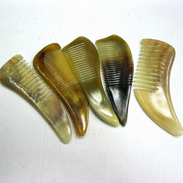 批發天然手工綿羊角梳子 各種規格羊角梳 12-13.5cm中號牛角梳工廠,批發,進口,代購