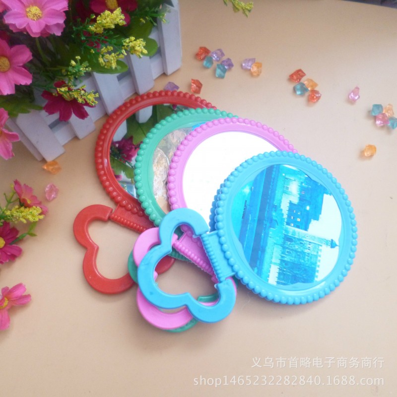 一元一件 波浪紋鏡子 臺式鏡子 地攤貨源工廠,批發,進口,代購