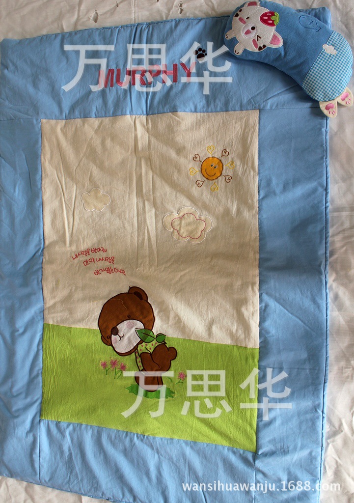 好運熊韓版寶寶被子 卡通被子 活裡活麵床上用品 嬰兒寢具批發・進口・工廠・代買・代購