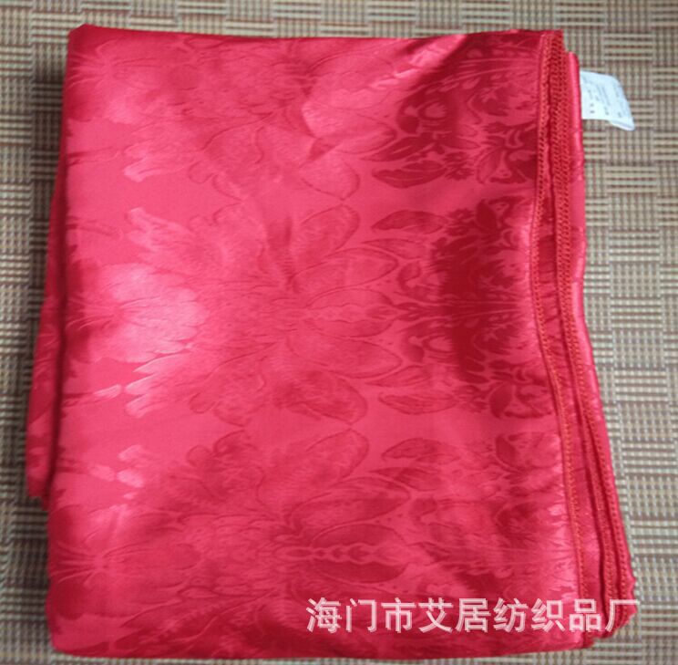 新款高檔仿真絲蠶絲被套批發 大紅貢緞提花子母被被套廠傢直銷批發・進口・工廠・代買・代購