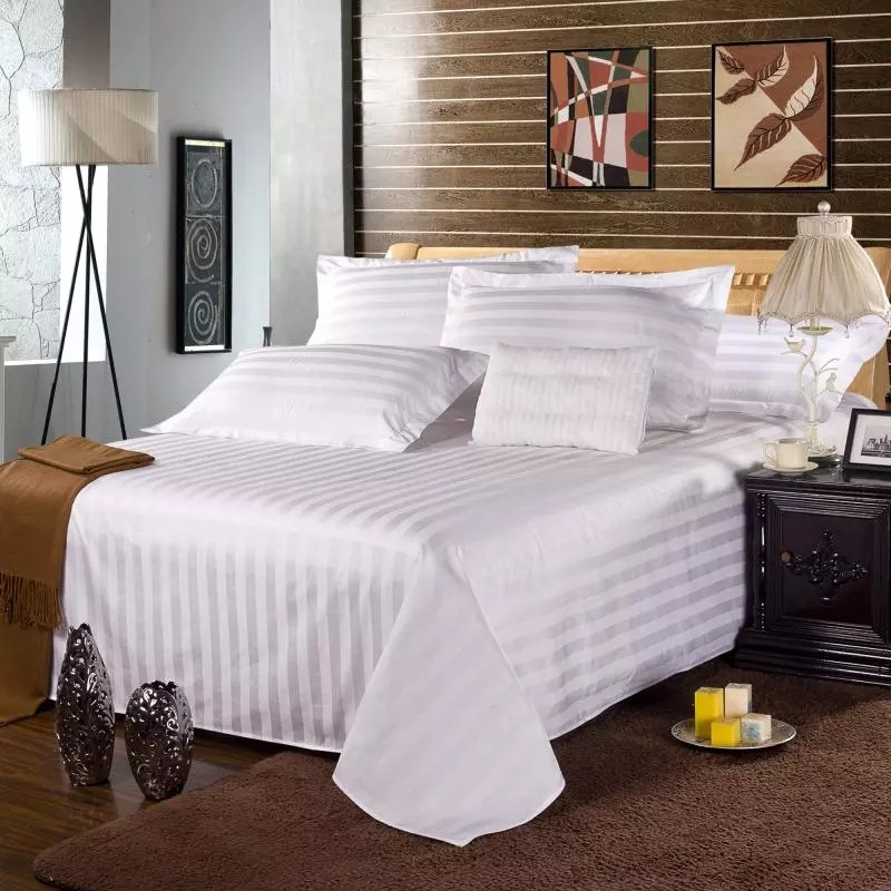 福陽全棉賓館酒店純白色床單單件 純棉旅館學生被單佈草 床上用品批發・進口・工廠・代買・代購