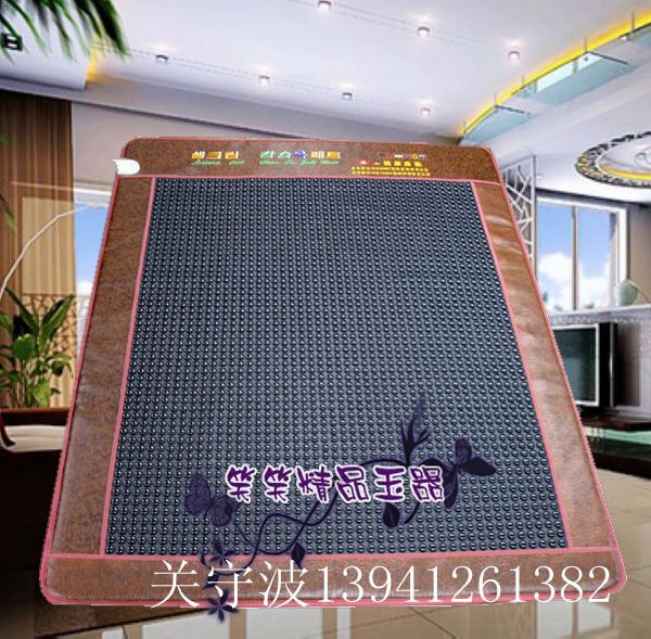 玉石加熱床墊 鍺石托瑪琳遠紅外線 保健床墊 電熱床墊 數顯 電療工廠,批發,進口,代購