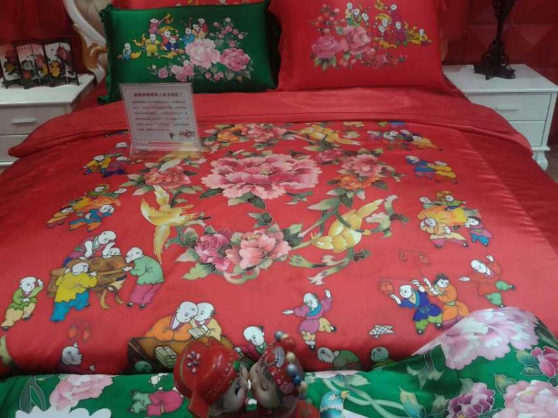 雙贏刺繡廠傢批發蘇繡傢紡蘇州刺繡床上精品2米乘2米3批發・進口・工廠・代買・代購