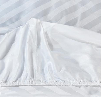 酒店床品外貿尾單純棉緞紋超值柔軟純白色賓館專用床單被套包郵批發・進口・工廠・代買・代購