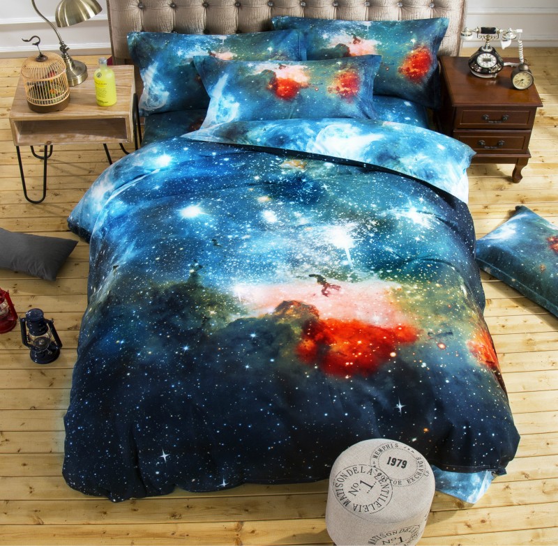 3d外貿傢紡批發星雲四件套星空床上用品速賣通爆款速賣通熱銷ebay工廠,批發,進口,代購